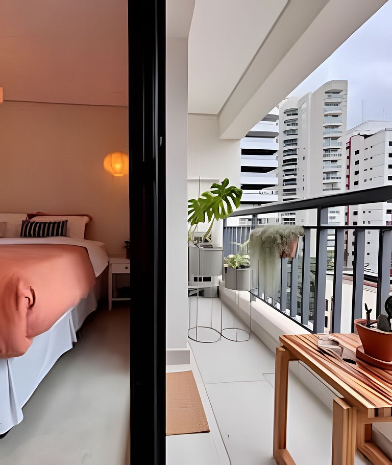 Studio Atemporal com 1 Vaga Pinheiros Jardins SP