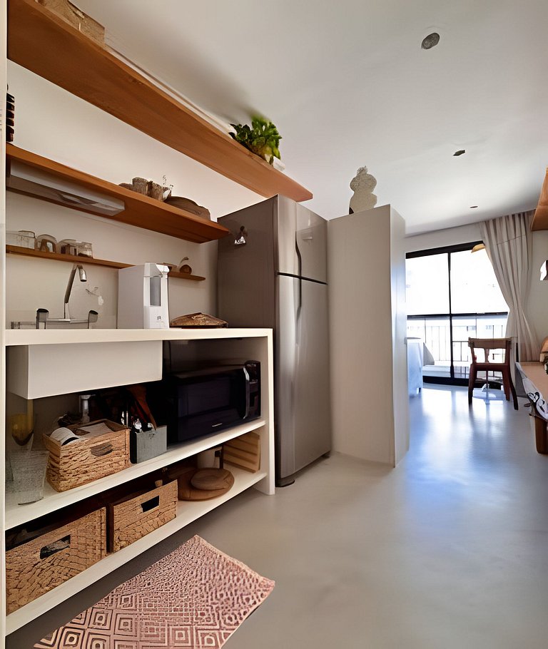 Studio Atemporal com Garagem Pinheiros Jardins SP