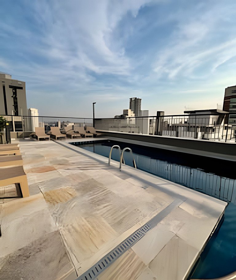 Studio Atemporal com Garagem Pinheiros Jardins SP