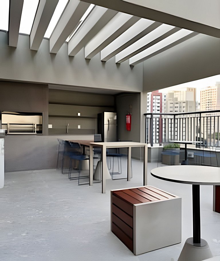 Studio Atemporal com Garagem Pinheiros Jardins SP