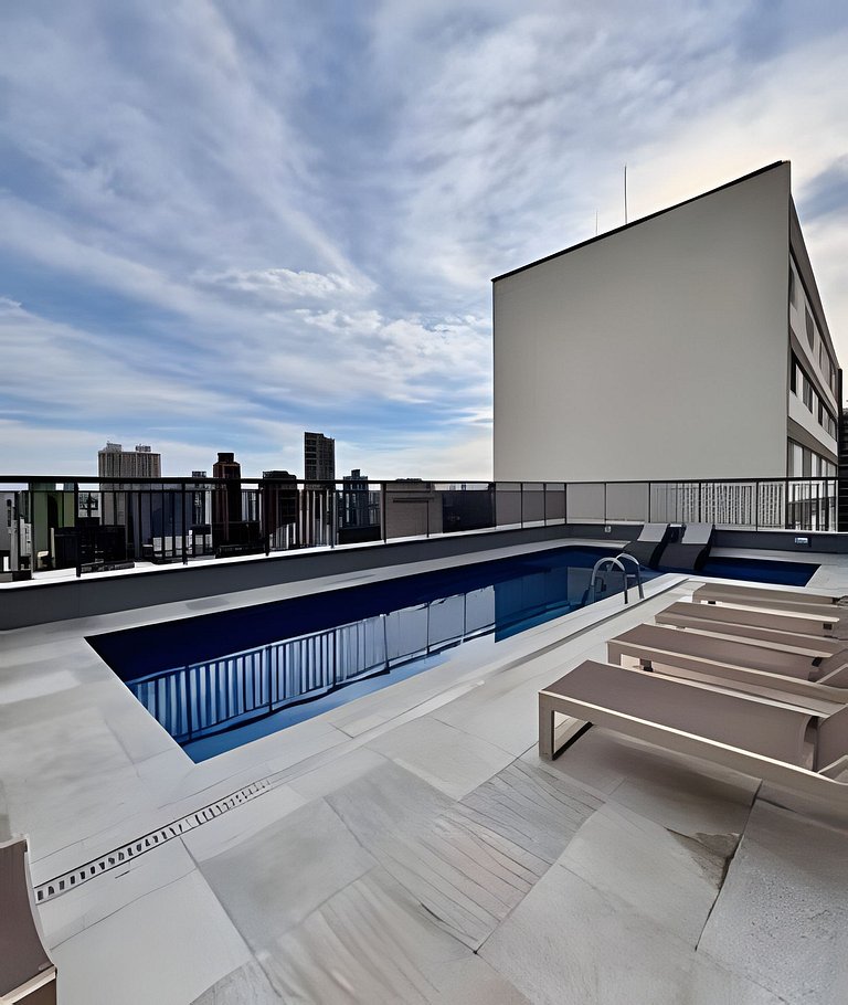 Studio Atemporal com Garagem Pinheiros Jardins SP