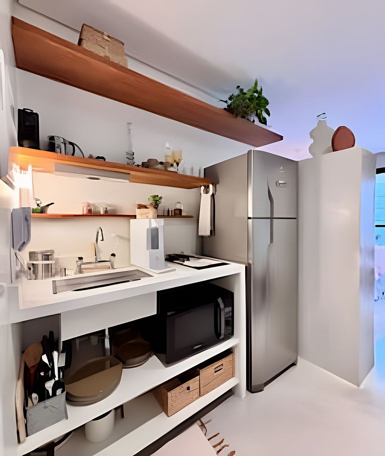 Studio Atemporal com 1 Vaga Pinheiros Jardins SP
