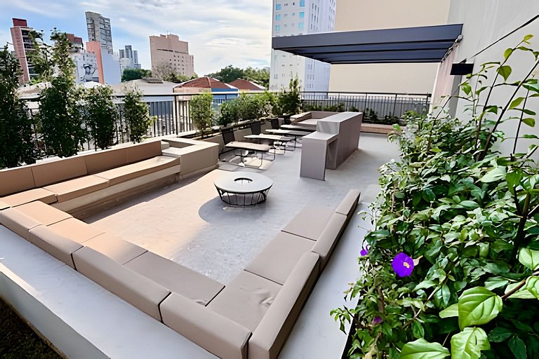 Duplex med Trädgård och 1 Parkeringsplats – Pinheiros, Oscar