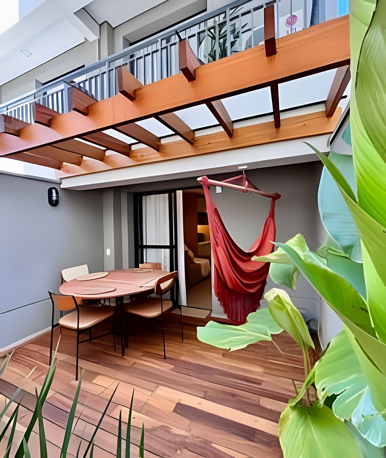 Duplex Garden with 1 Parking Space Pinheiros Oscar Freire SP