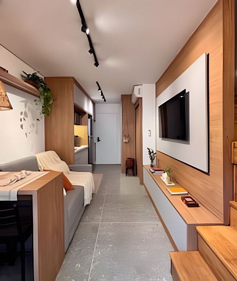 Duplex med Trädgård och 1 Parkeringsplats – Pinheiros, Oscar