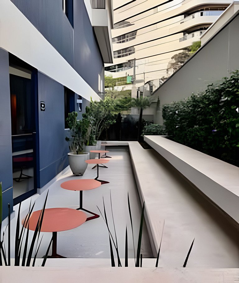 Dúplex con Jardín y 1 Plaza de Garaje Pinheiros Oscar Freire
