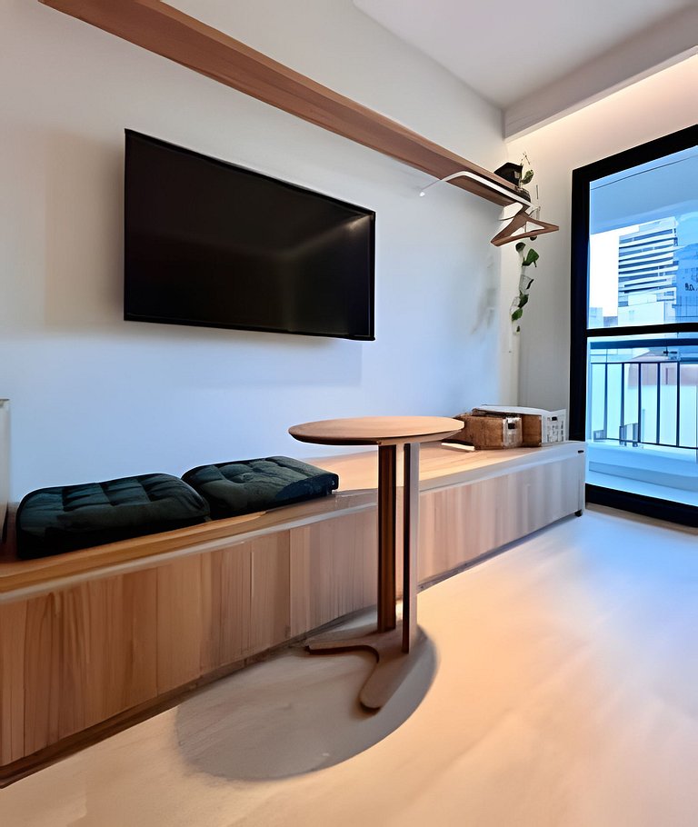 Studio Minimalista Charmoso Pinheiros Jardins SP