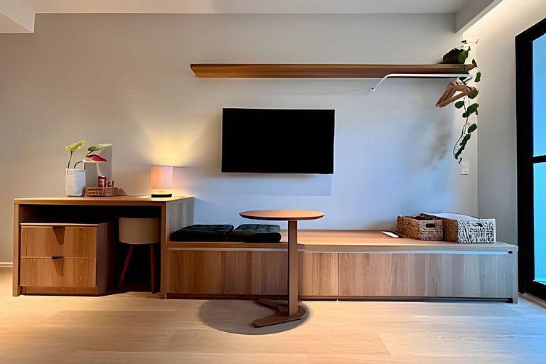 Studio Minimalista Charmoso Pinheiros Jardins SP