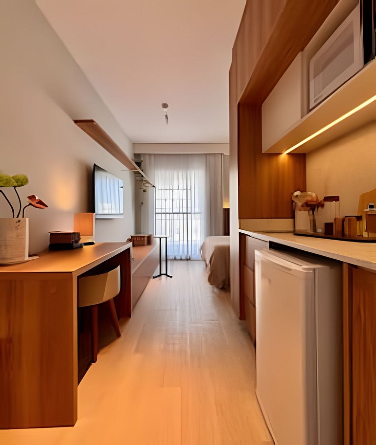 Studio Minimalista Charmoso Pinheiros Jardins SP