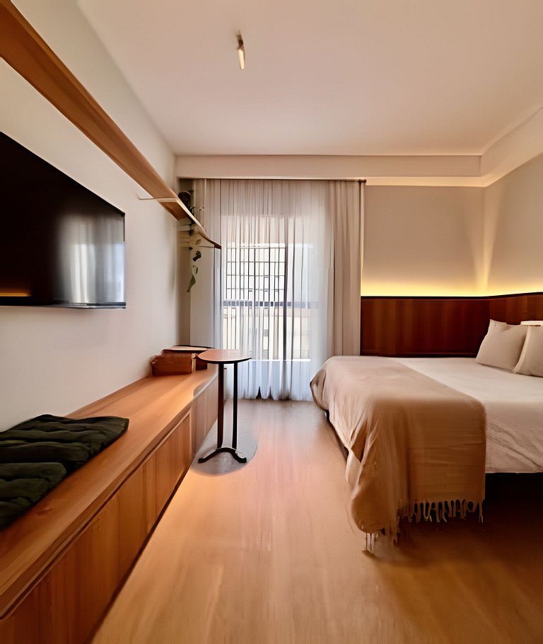 Studio Minimalista Charmoso Pinheiros Jardins SP