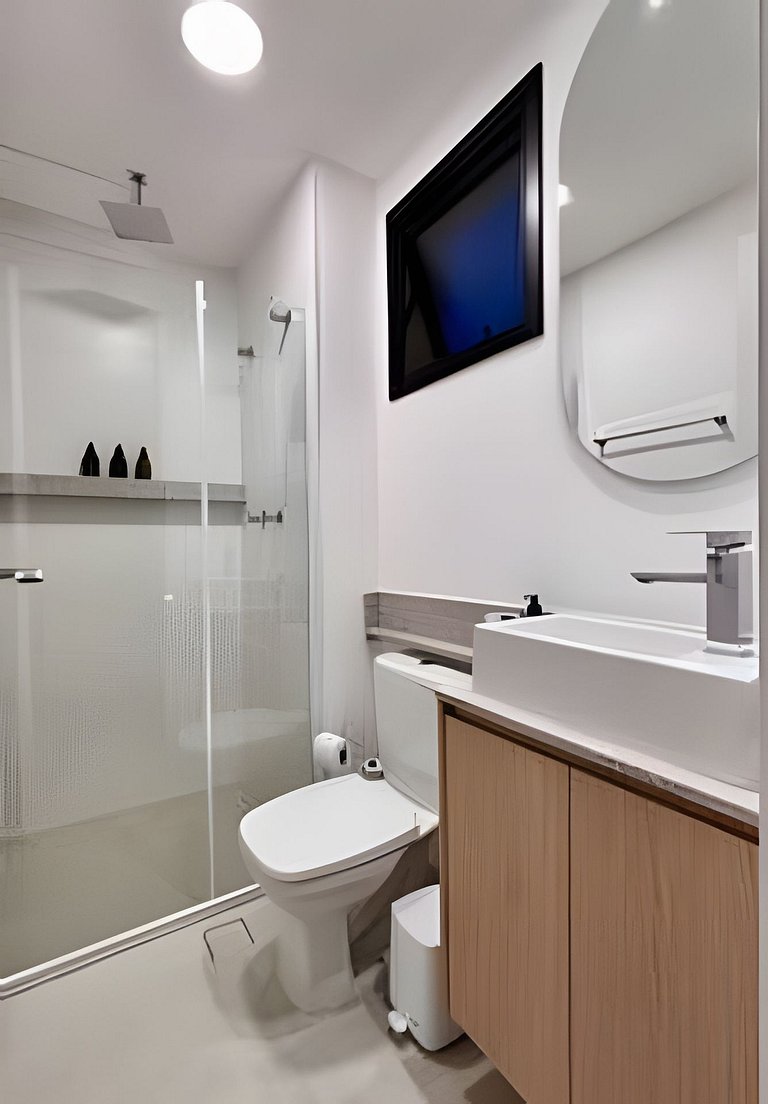Studio com Espaço de Trabalho em Pinheiros Jardins