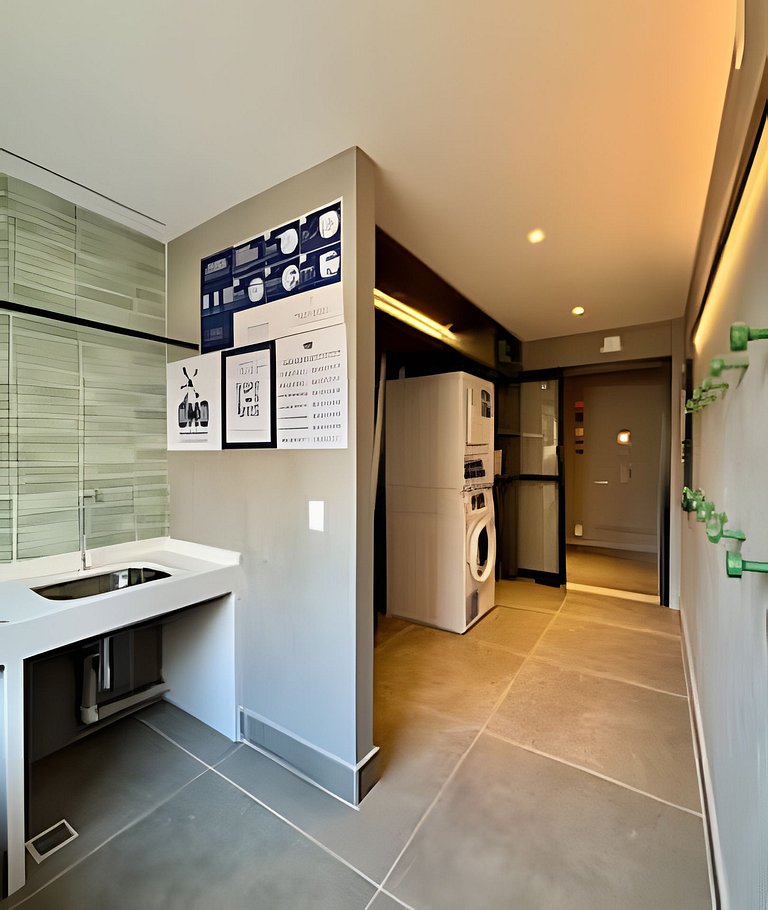 Studio Moderno Completo Pinheiros Jardins SP