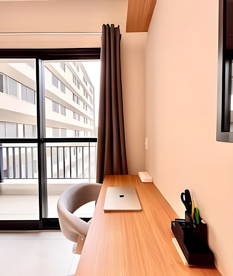 Studio Moderno Completo Pinheiros Jardins SP