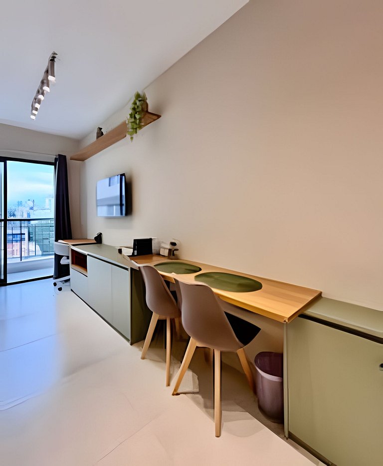 Studio Moderno Completo Pinheiros Jardins SP