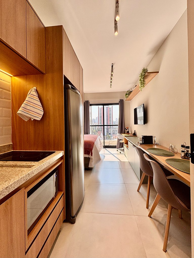 Studio Moderno Completo Pinheiros Jardins SP
