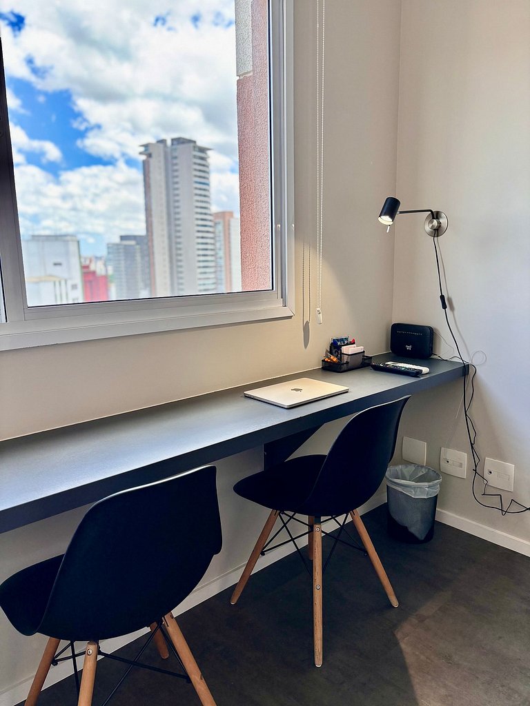 Urban Soul | Studio com vaga na garagem Pinheiros