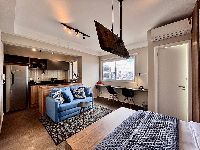 Urban Soul | Studio com vaga na garagem Pinheiros