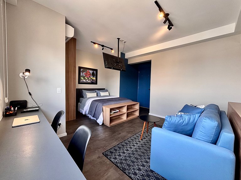 Urban Soul | Studio com vaga na garagem Pinheiros