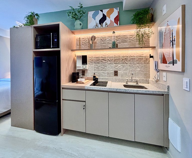 NOVO Studio Amplo e Moderno em Pinheiros Jardins