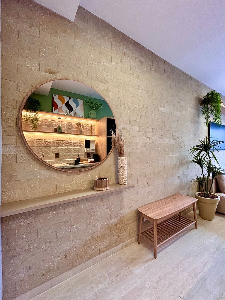 NOVO Studio Amplo e Moderno em Pinheiros Jardins