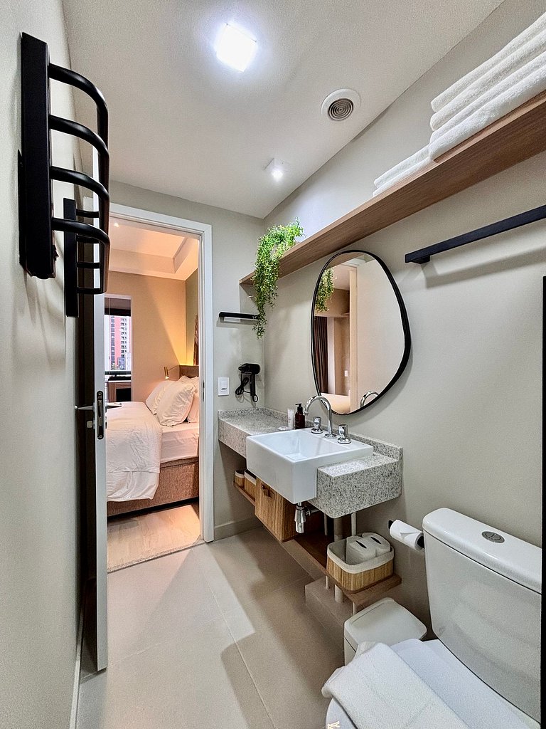 NOVO Studio Amplo e Moderno em Pinheiros Jardins