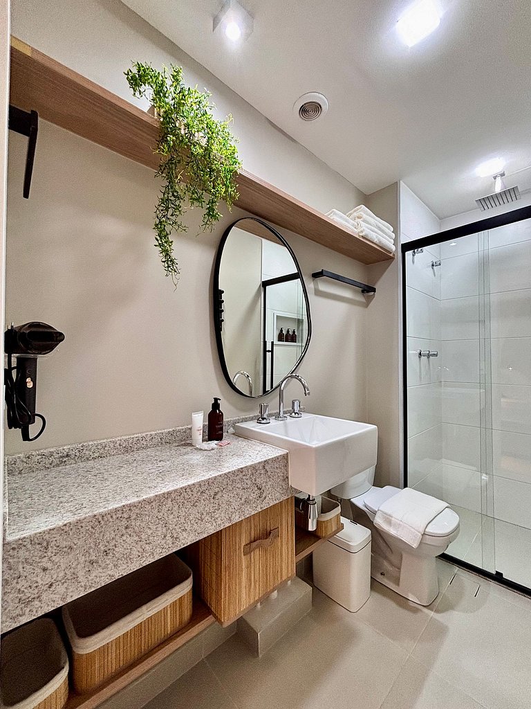 NOVO Studio Amplo e Moderno em Pinheiros Jardins