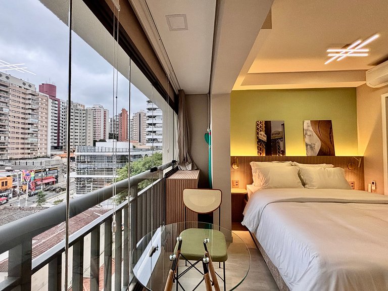 NOVO Studio Amplo e Moderno em Pinheiros Jardins