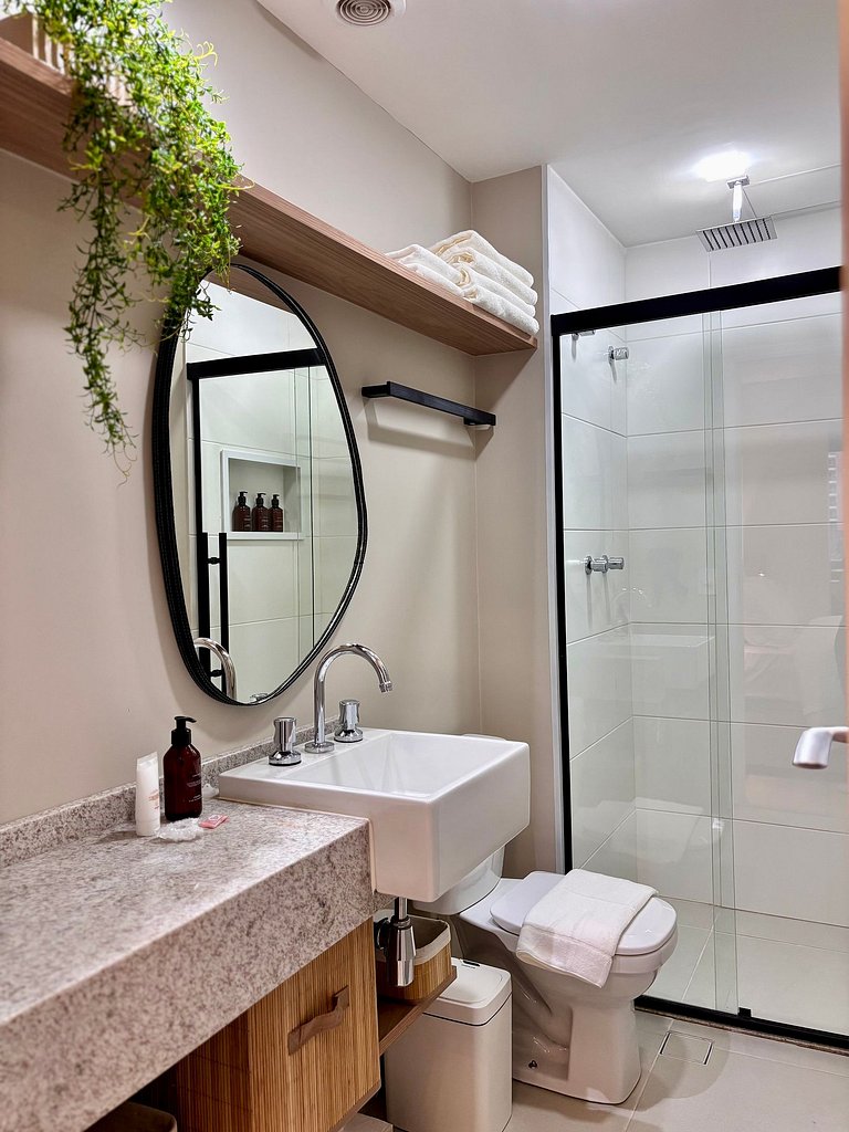 NOVO Studio Amplo e Moderno em Pinheiros Jardins