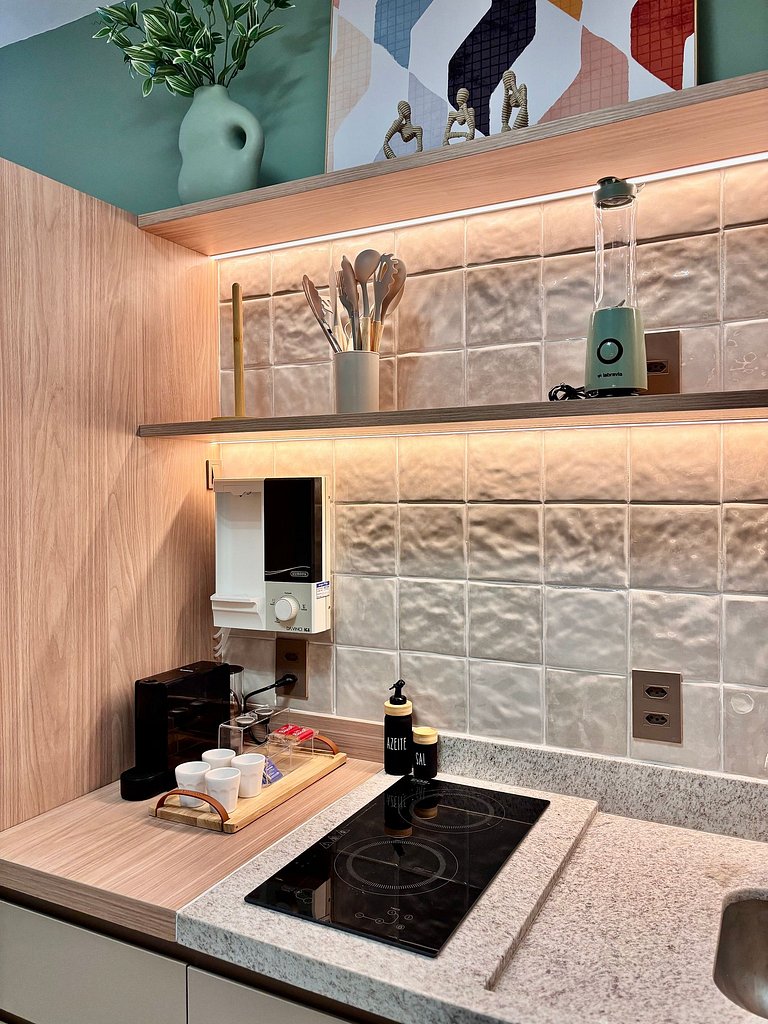 NOVO Studio Amplo e Moderno em Pinheiros Jardins