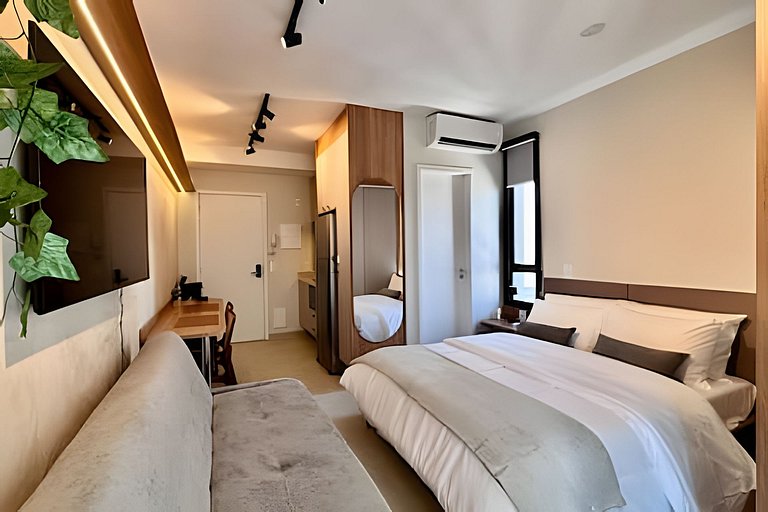 Urban Soul | Studio Confortável Equipado Pinheiros