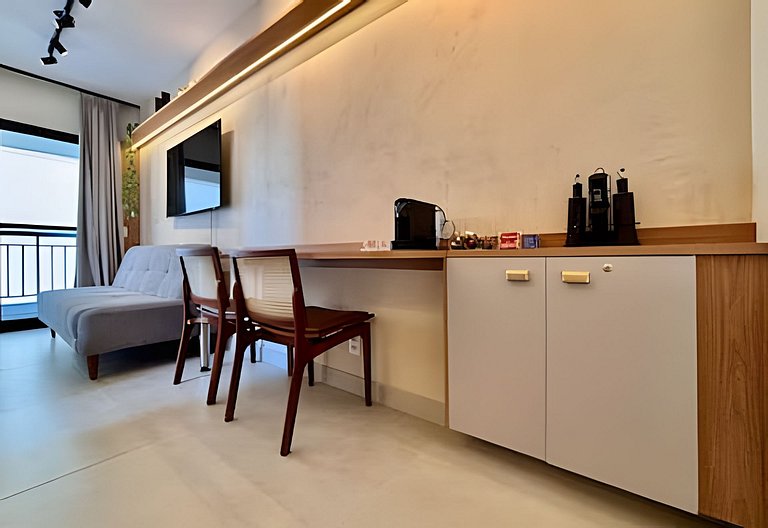 Studio Confortável Equipado Pinheiros Jardins
