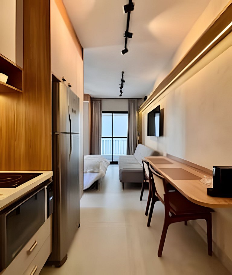 Studio Confortável Equipado Pinheiros Jardins