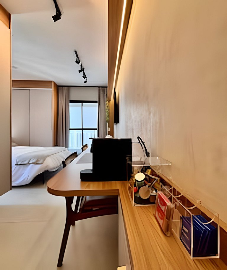 Studio Confortável Equipado Pinheiros Jardins