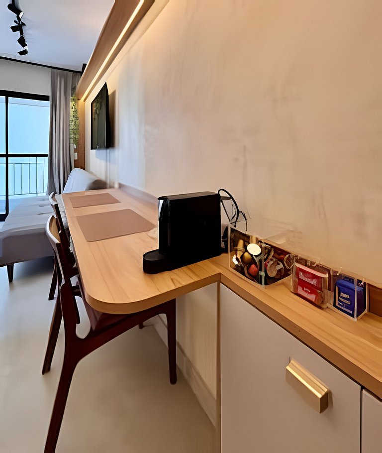 Studio Confortável Equipado Pinheiros Jardins