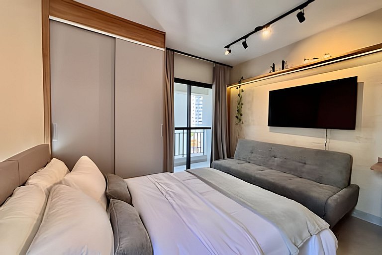 NOVO Studio Confortável e Equipado Pinheiros SP