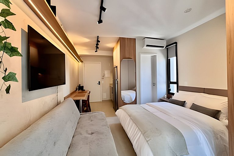 NOVO Studio Confortável e Equipado Pinheiros SP