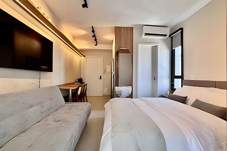 Urban Soul | Studio Confortável Equipado Pinheiros