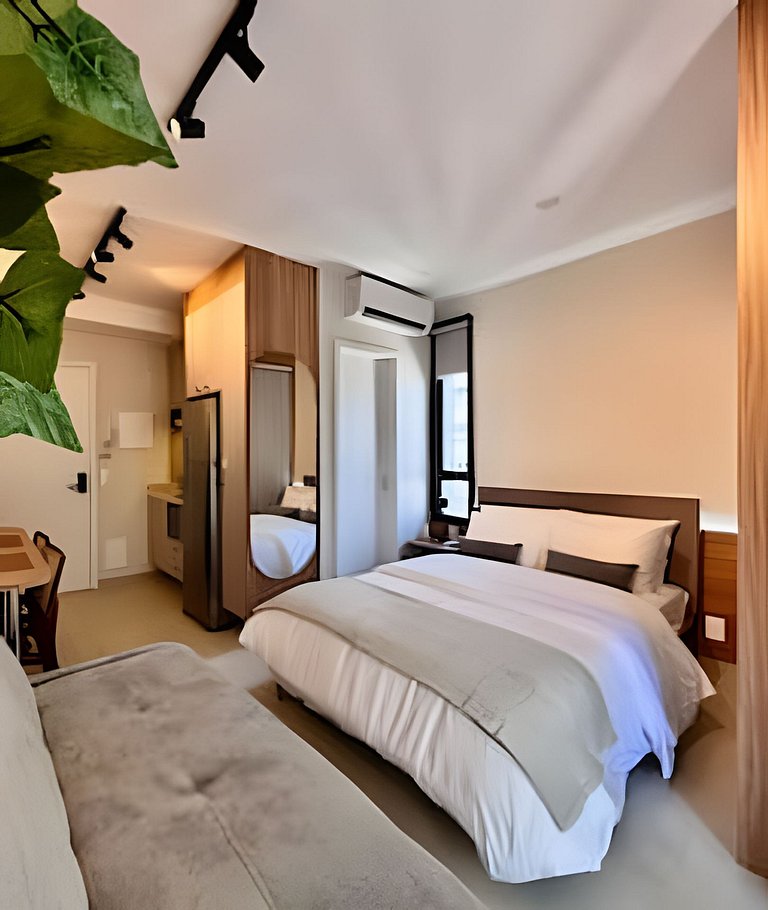 Studio Confortável Equipado Pinheiros Jardins