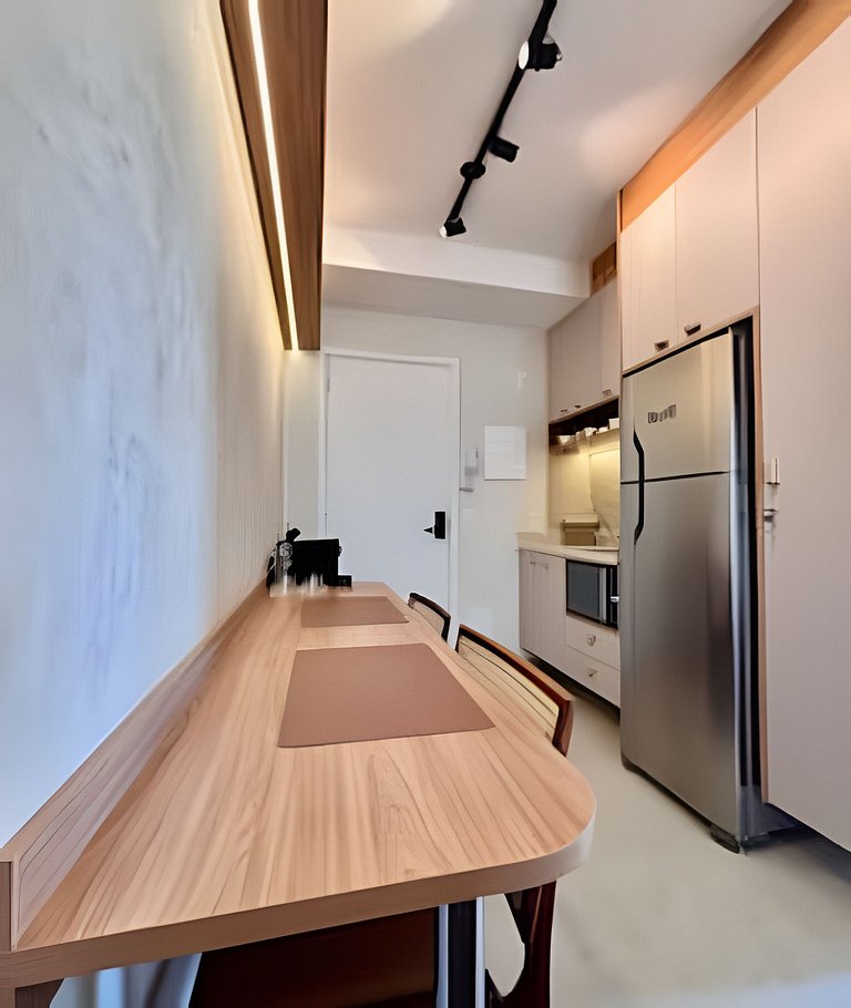 Studio Confortável Equipado Pinheiros Jardins