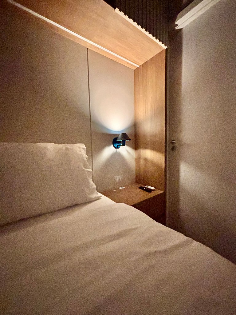 Studio planejado para longas estadias em Pinheiros