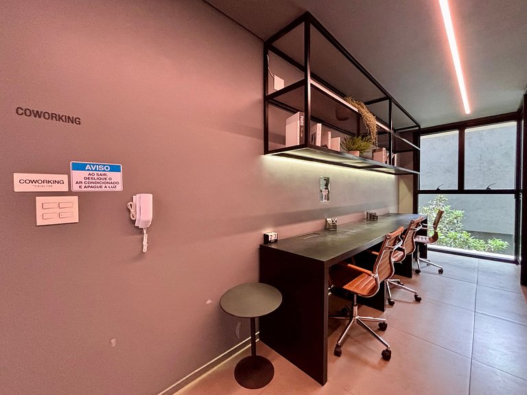 NOVO Studio Pinheiros 400m estação Oscar Freire