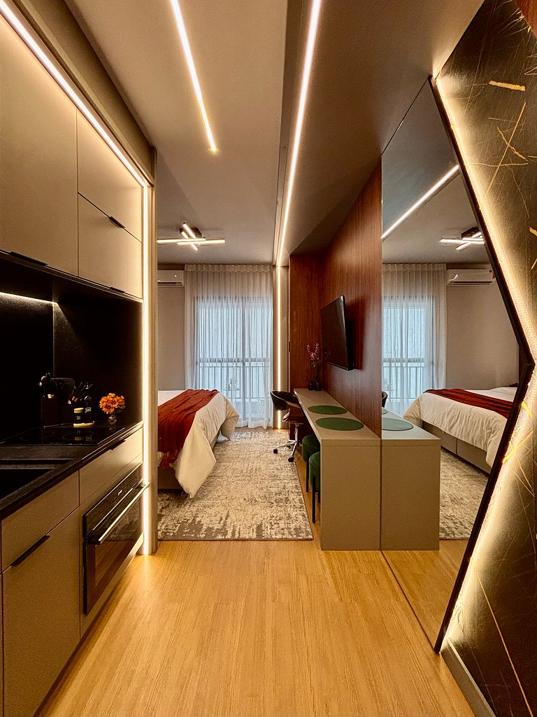 NOVO Studio Luxuoso Pinheiros Jardins SP