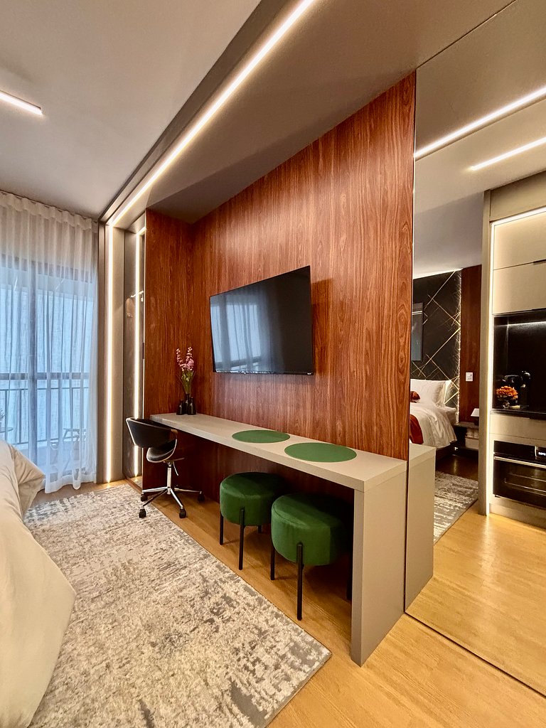 Studio Luxuoso Pinheiros Jardins Oscar Freire SP