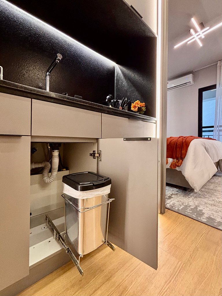 NOVO Studio Luxuoso Pinheiros Jardins SP