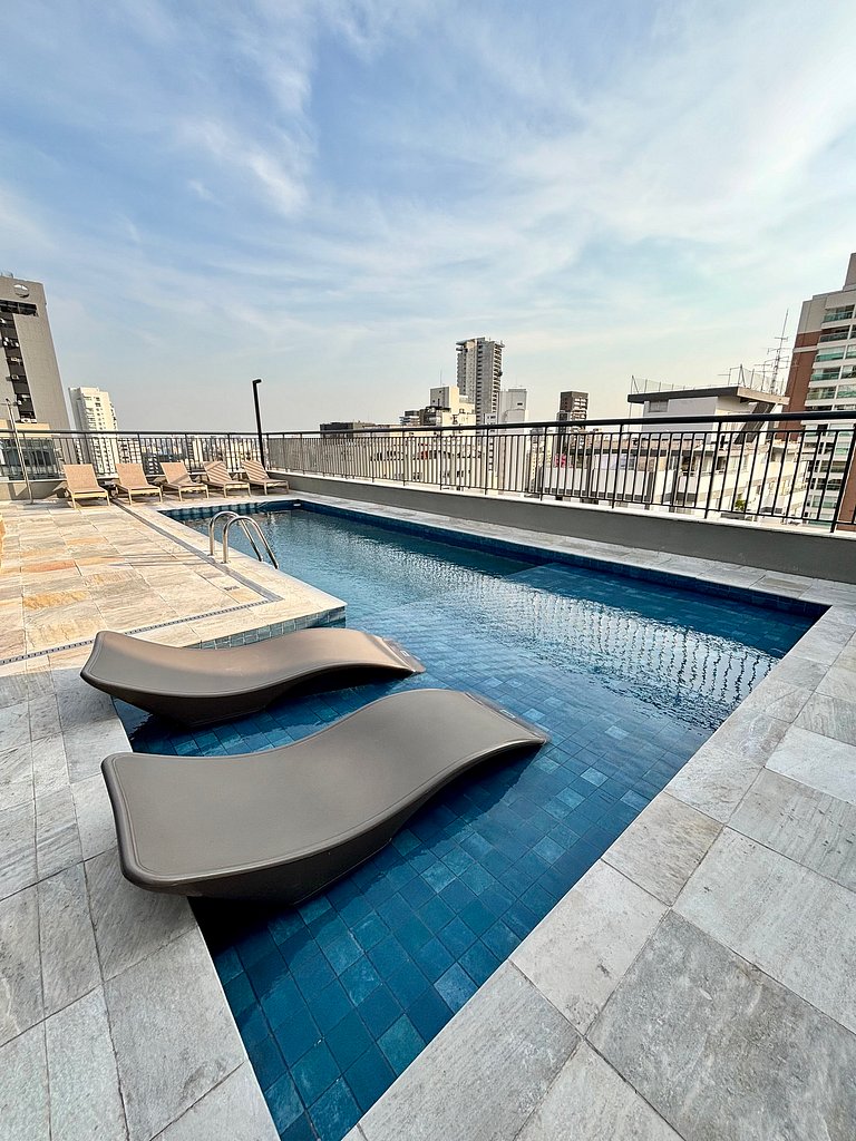 NOVO Studio Luxuoso Pinheiros Jardins SP