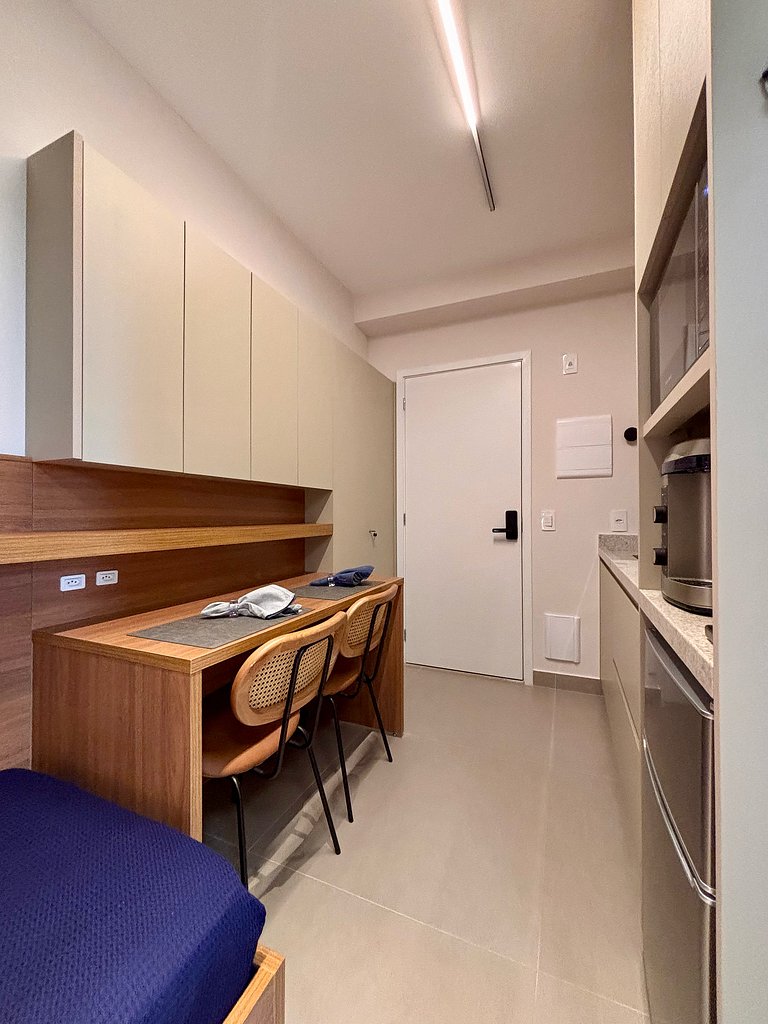 Studio Compacto e Completo Pinheiros Jardins SP
