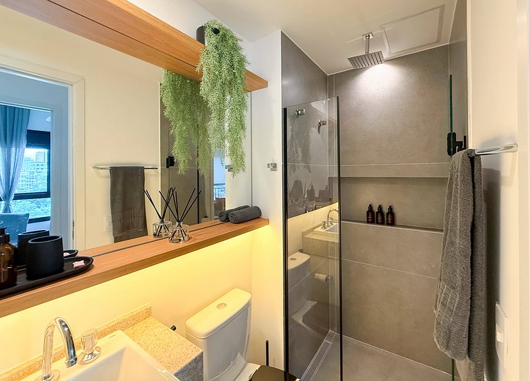 Urban Soul | 2 Quartos em Pinheiros Vaga + Piscina