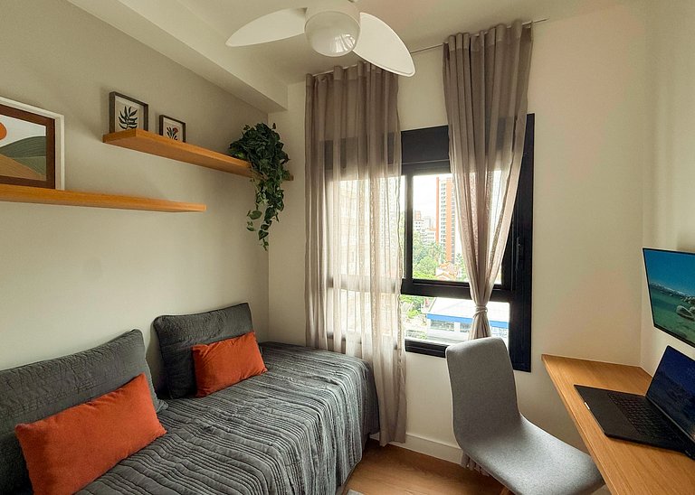 Urban Soul | 2 Quartos em Pinheiros Vaga + Piscina