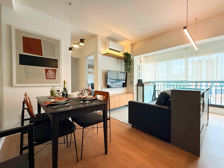 Urban Soul | 2 Quartos em Pinheiros Vaga + Piscina