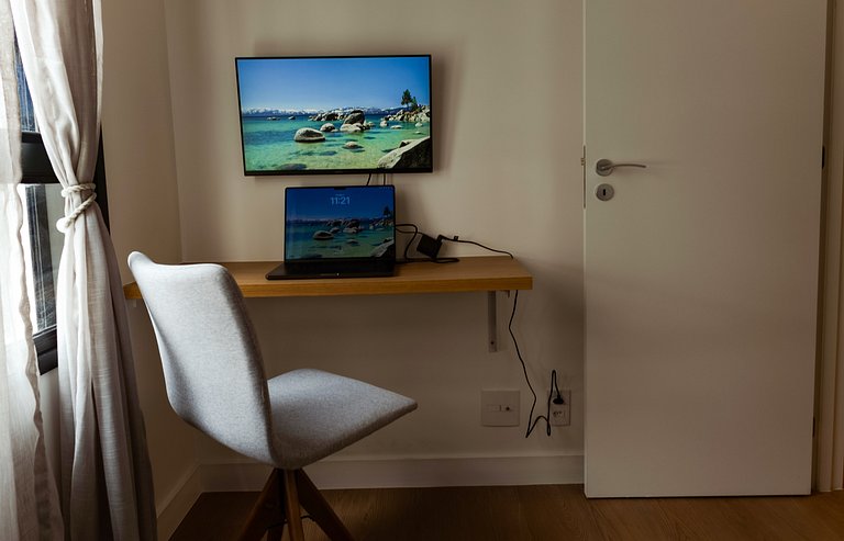 Urban Soul | 2 Quartos em Pinheiros Vaga + Piscina